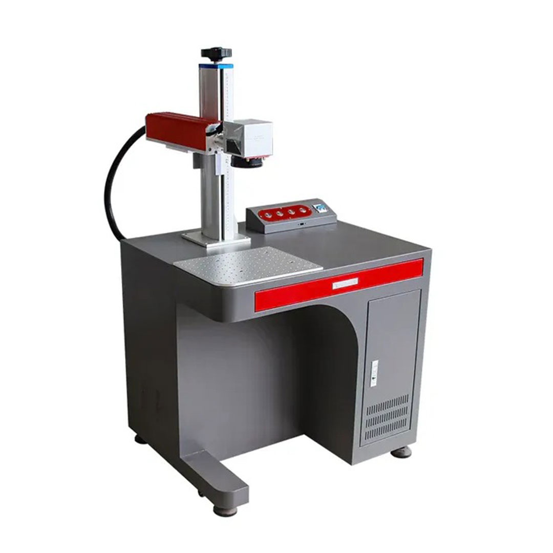 70W MASALI FİBER LAZER MARKALAMA MAKİNESİ